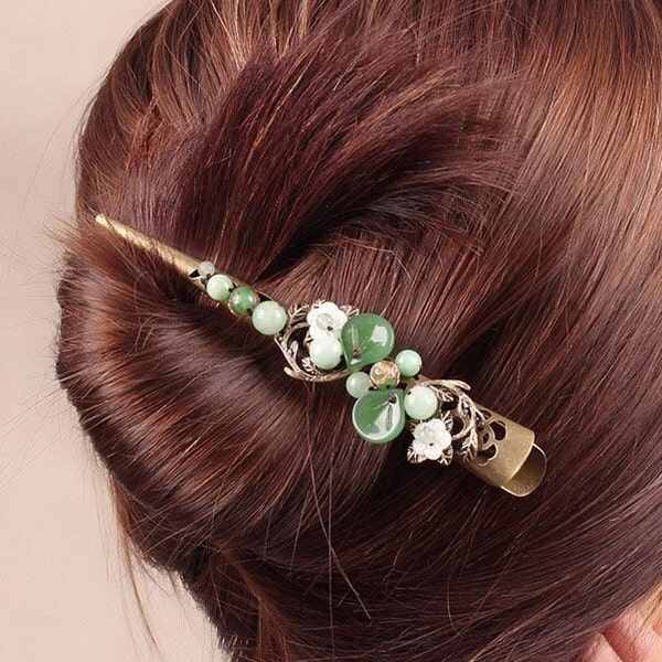 Vintage Flower Hair Clip Large Alligator Clip Daily Life Hair Pins Elegant Barrette Claw Clip Minimalist Hair Accessories, Gifts For Mom