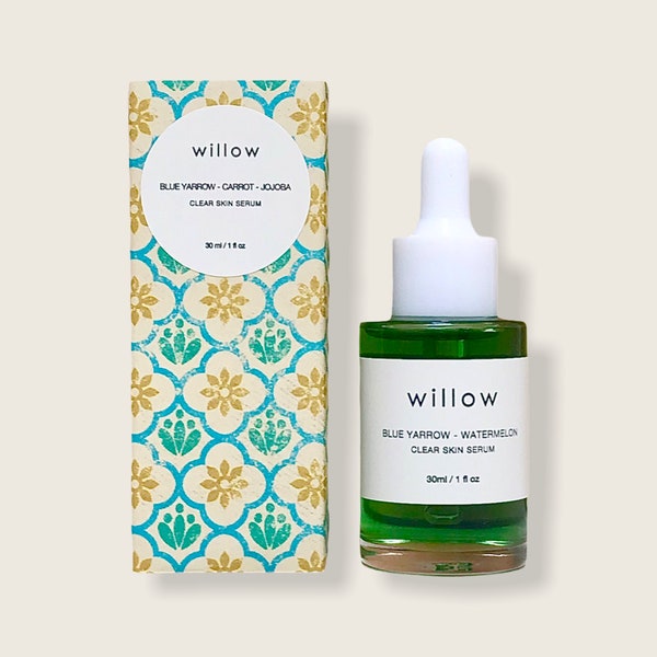 Organic Clear Skin Serum with Watermelon, Nettle and Yarrow, Oily/Problematic Skin