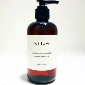 Jabón de baño orgánico para bebés, de Castilla y aceite de oliva, suave para pieles sensibles. Dos tamaños. 250ml / without box
