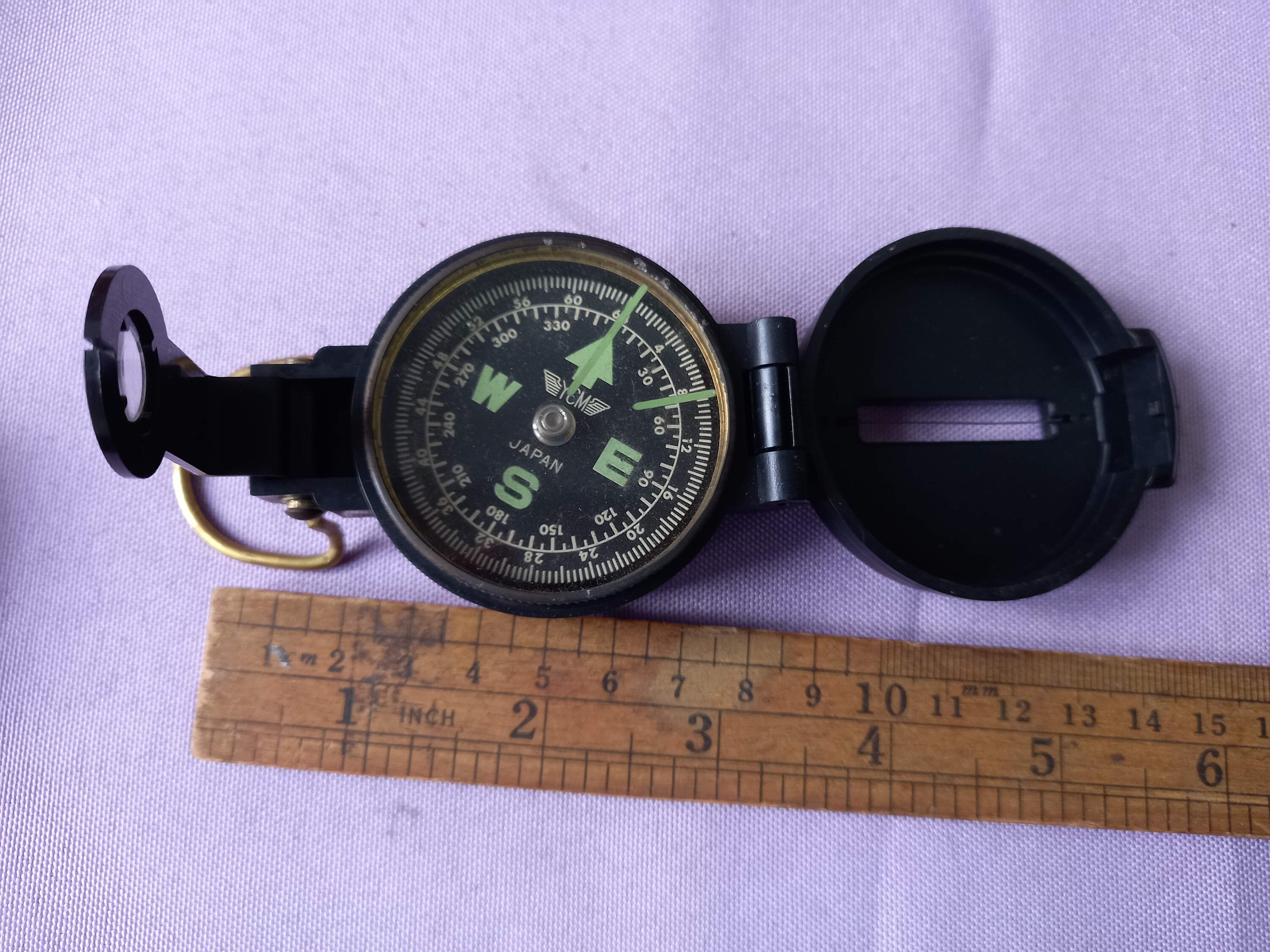 Vintage Engineer Lensatic Compass JAPAN YCM Etsy