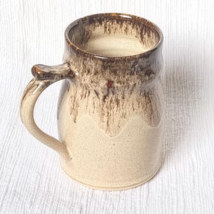 Tankard - Stein - Pint - Ceramic - Honey Mottle