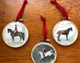 Geschenkgutschein für Custom Portrait Ornament | Handbemalt | Pferd Ornament | Tierportrait Ornament | Geschenkkarte | Last-Minute-Geschenk