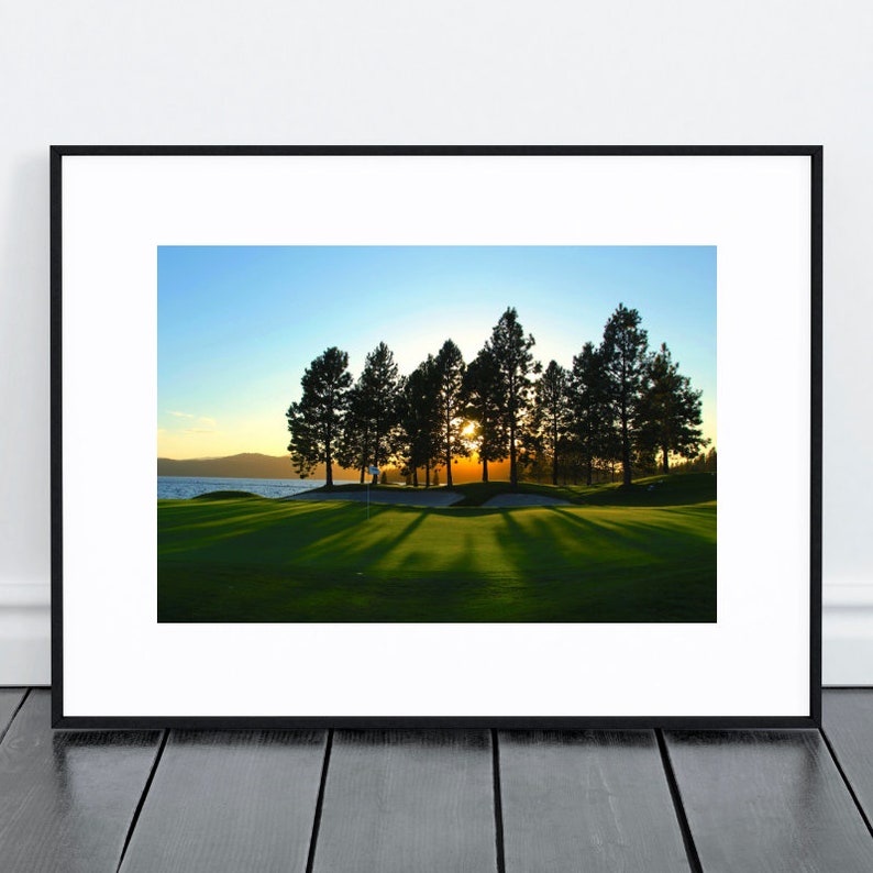 Golfer S Paradise Scenic Landscape Photography Coeur D Alene Idaho Digital Fine Art Print Canvas Metal