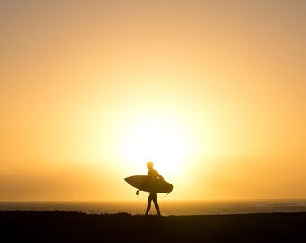 Sunset Surfer Photo Fine Art Surf Photography.