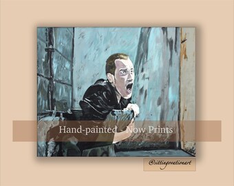 Trainspotting Bathroom Print | Unframed | Hand-Painted