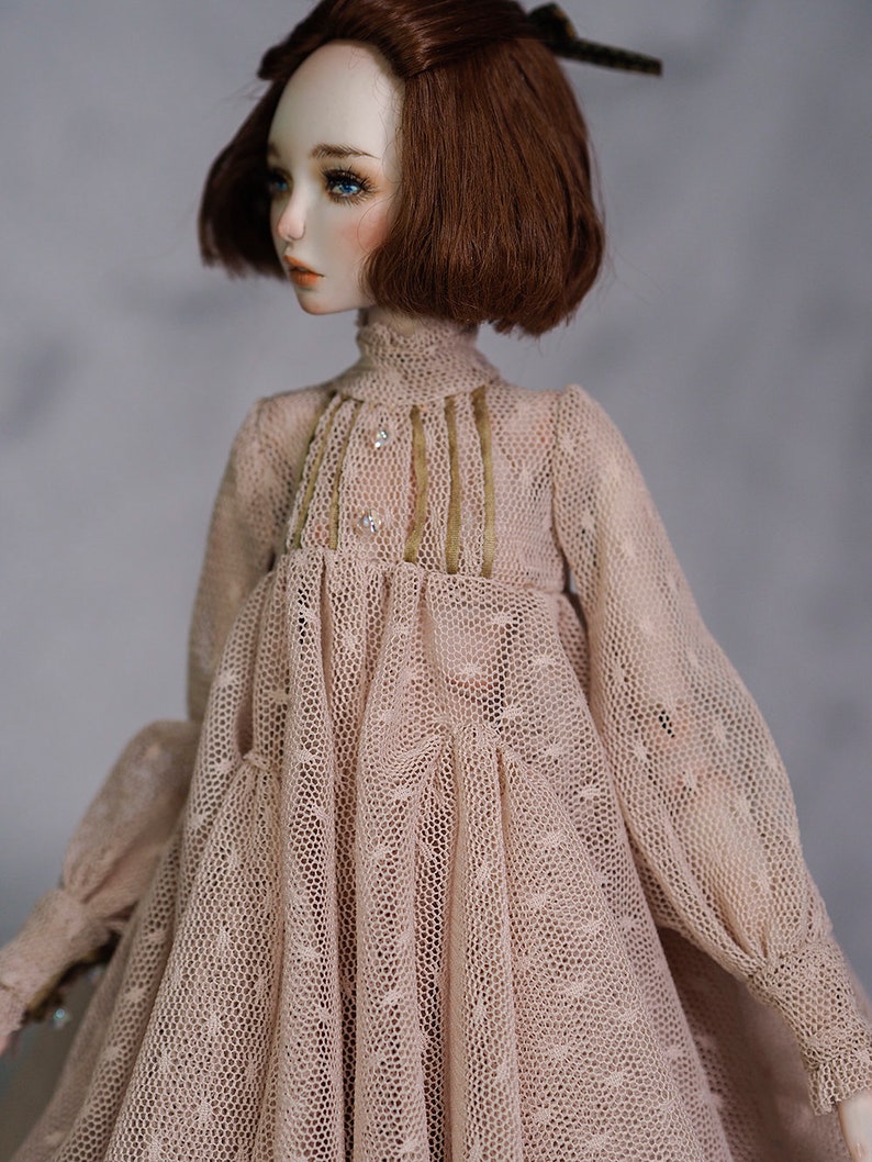 Porcelain BJD doll set Checkered Manu Etsy