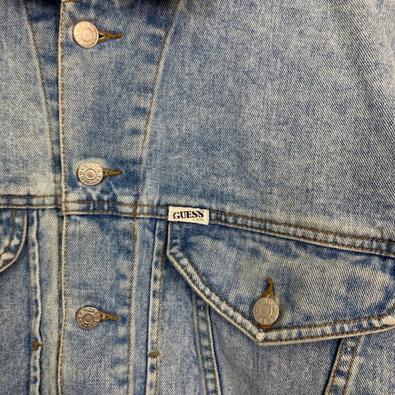 Vintage Guess by Georges Marciano Denim Jacket Etsy Norway