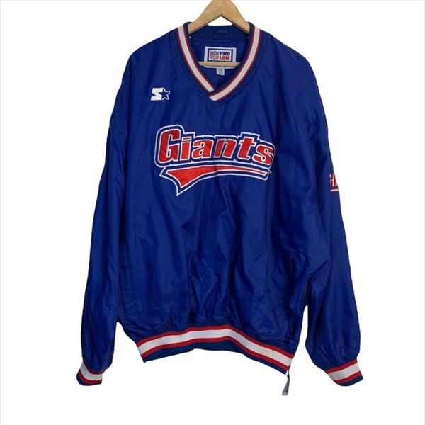 Ny Giants Starter Jacket Etsy