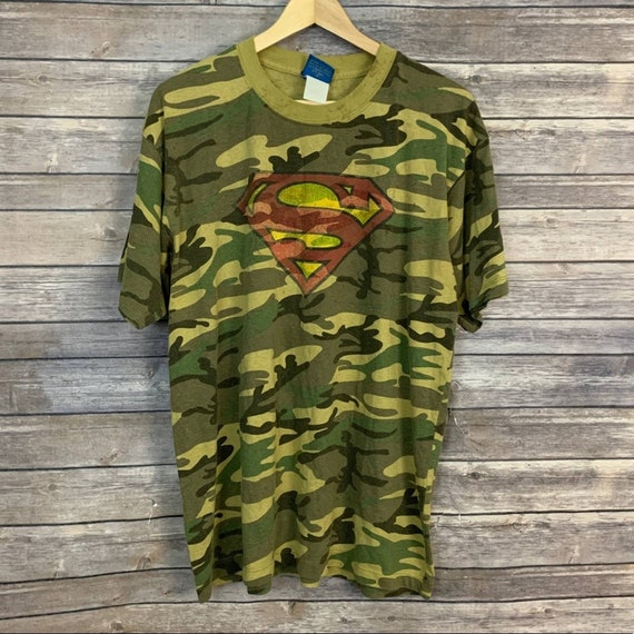 Vintage Superman Camo T-shirt - Gem
