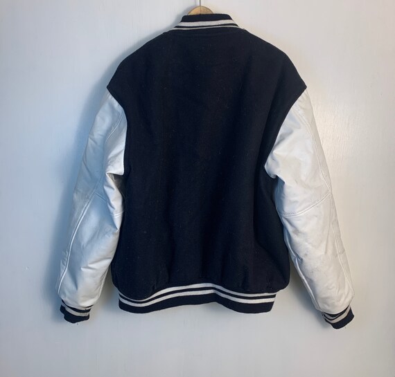 Vintage Hunter Basketball Varsity Letterman Jacket - image 6