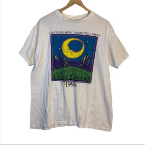 Vintage 1999 Priceless Music Absolutely Free T-shirt