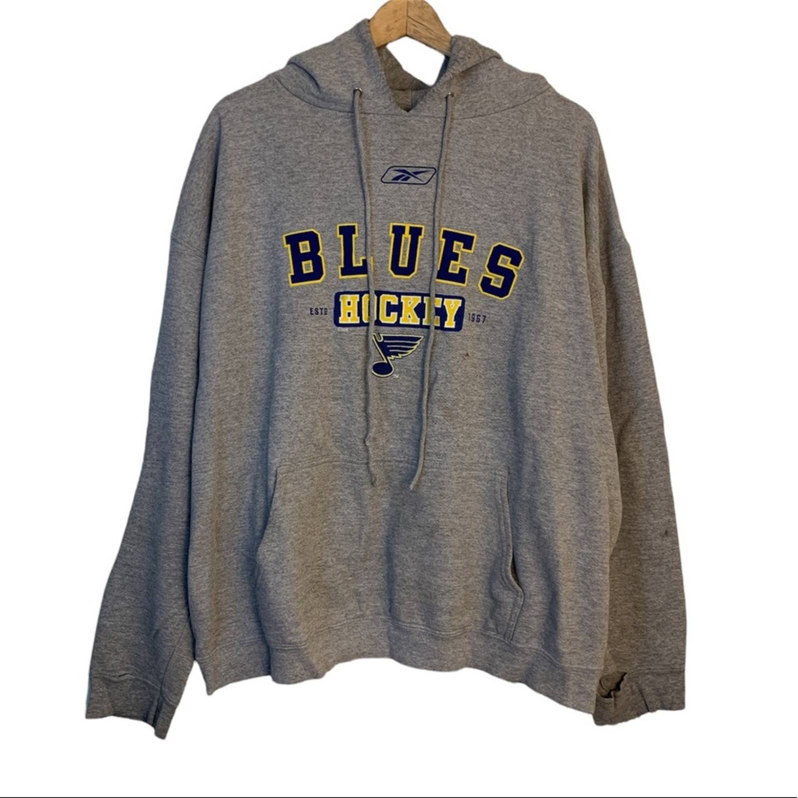 Vintage NHL The Victory St. Louis Blues Hoodie for Toddler- Navy Blue