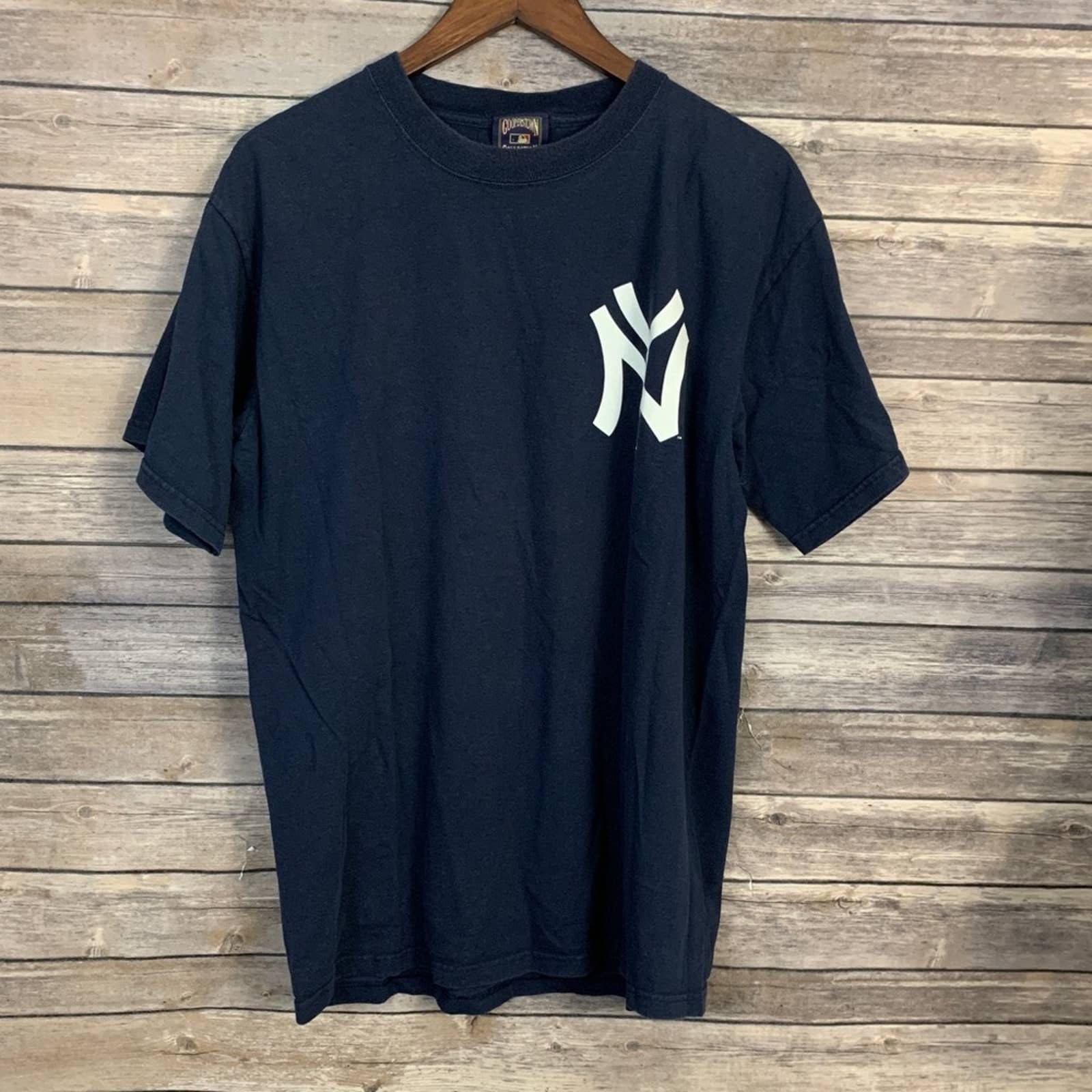 Vintage NY Yankees Mickey Mantle 7 Navy T-shirt 