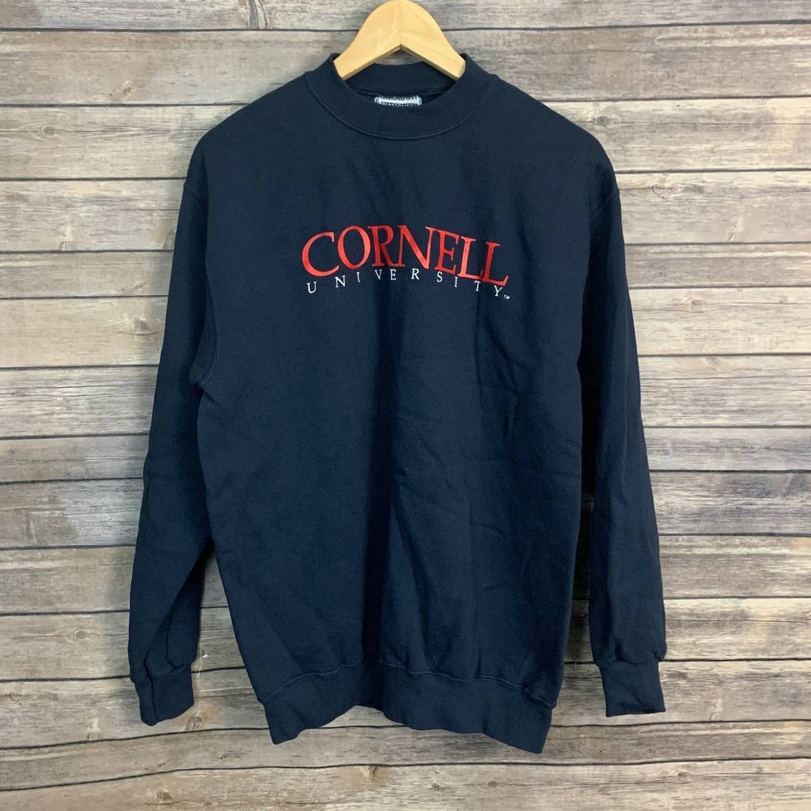 Vintage Cornell University Navy Blue Sweatshirt | Etsy