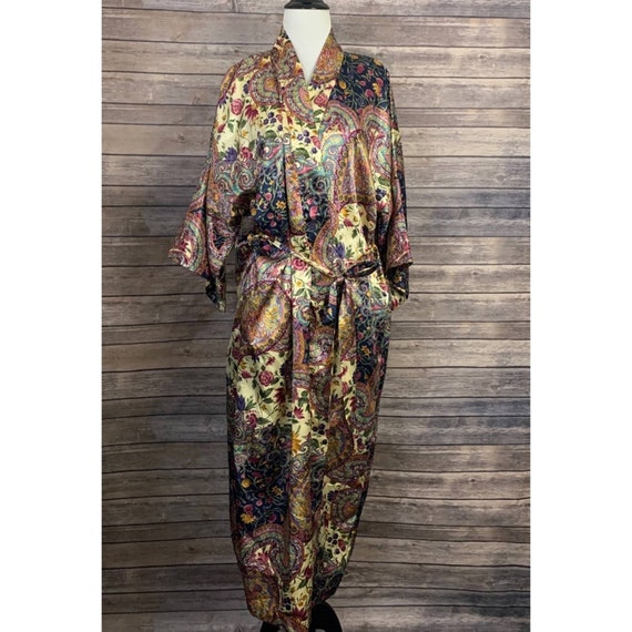 Vintage California Dynasty Floral Robe