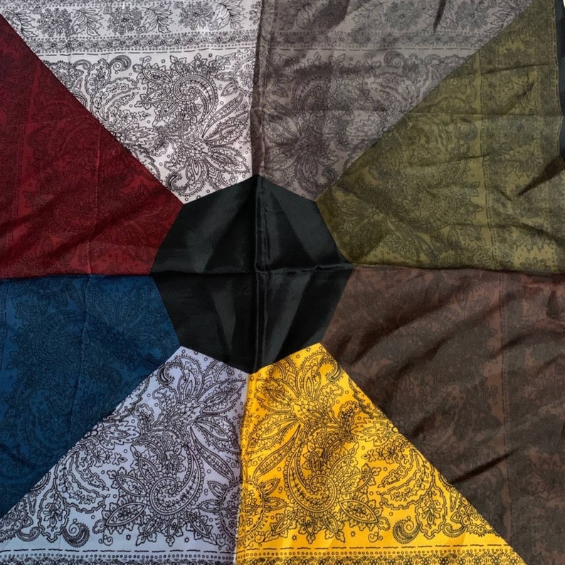 Vintage Acetate Bandana Made in Japan