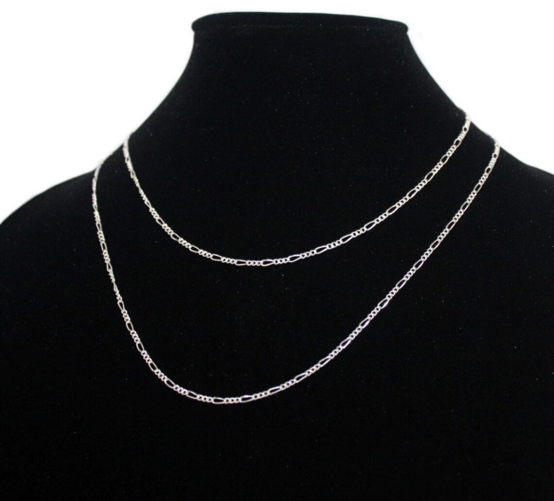 thumbnail image 2 of NKlaus 925 Sterling Silver 2.4mm Wide Braid Chain Necklace – Designer Round Collar Chain 2 of 3