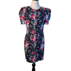 Vintage David Benjamin Floral Dress