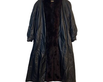 Vintage PD Furs Black Leather Jacket