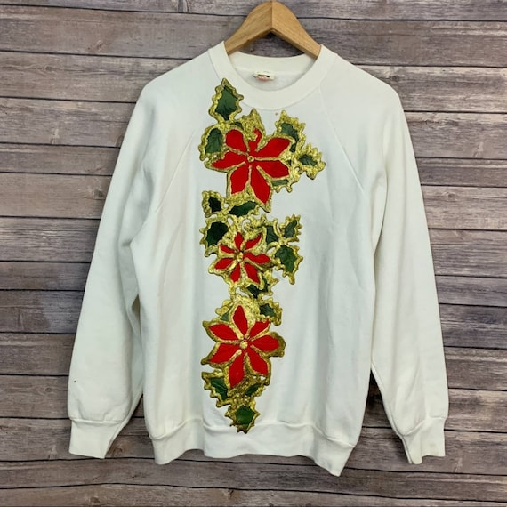 Vintage Fruit Of The Loom Christmas Sweatshirt