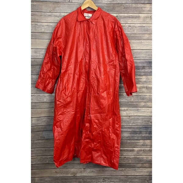 Vintage Pvc Raincoat Etsy