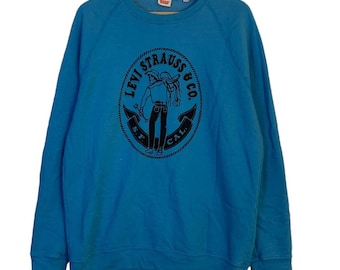 Rare Vintage 70’s Levi Strauss & Co. Blue Sweatshirt