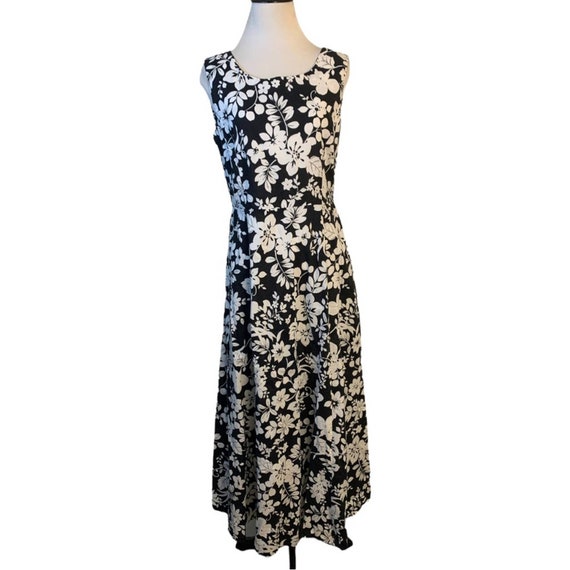 Vintage Victoria Holley Floral Midi Dress - Gem