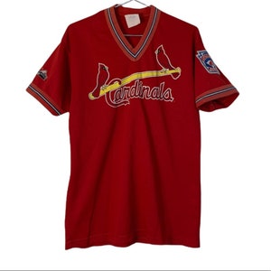 Adidas St Louis Cardinals Red MLB Baseball Jersey-Kids/Child L (7)-Preowned
