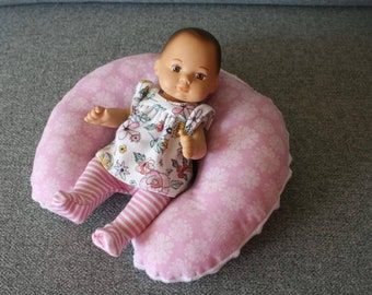 8" Doll Support Pillow - Baby Doll Pillow - Doll Nursery Pillow - Nursing Pillow for 18" Dolls