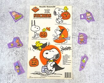 Peanuts Linus Halloween gel cling nip 
