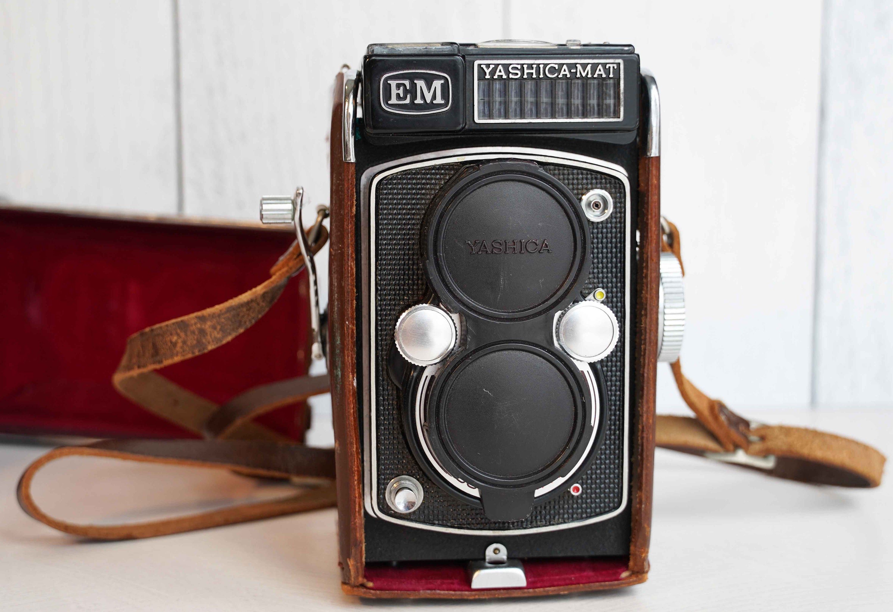 Vintage 1964 1967 YashicaMat EM Dual Lens Reflex Camera Etsy