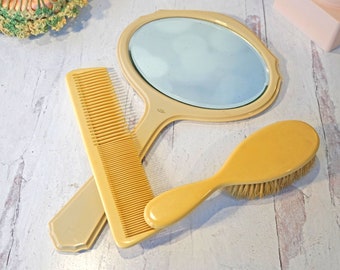 Brush Comb Mirror - Etsy