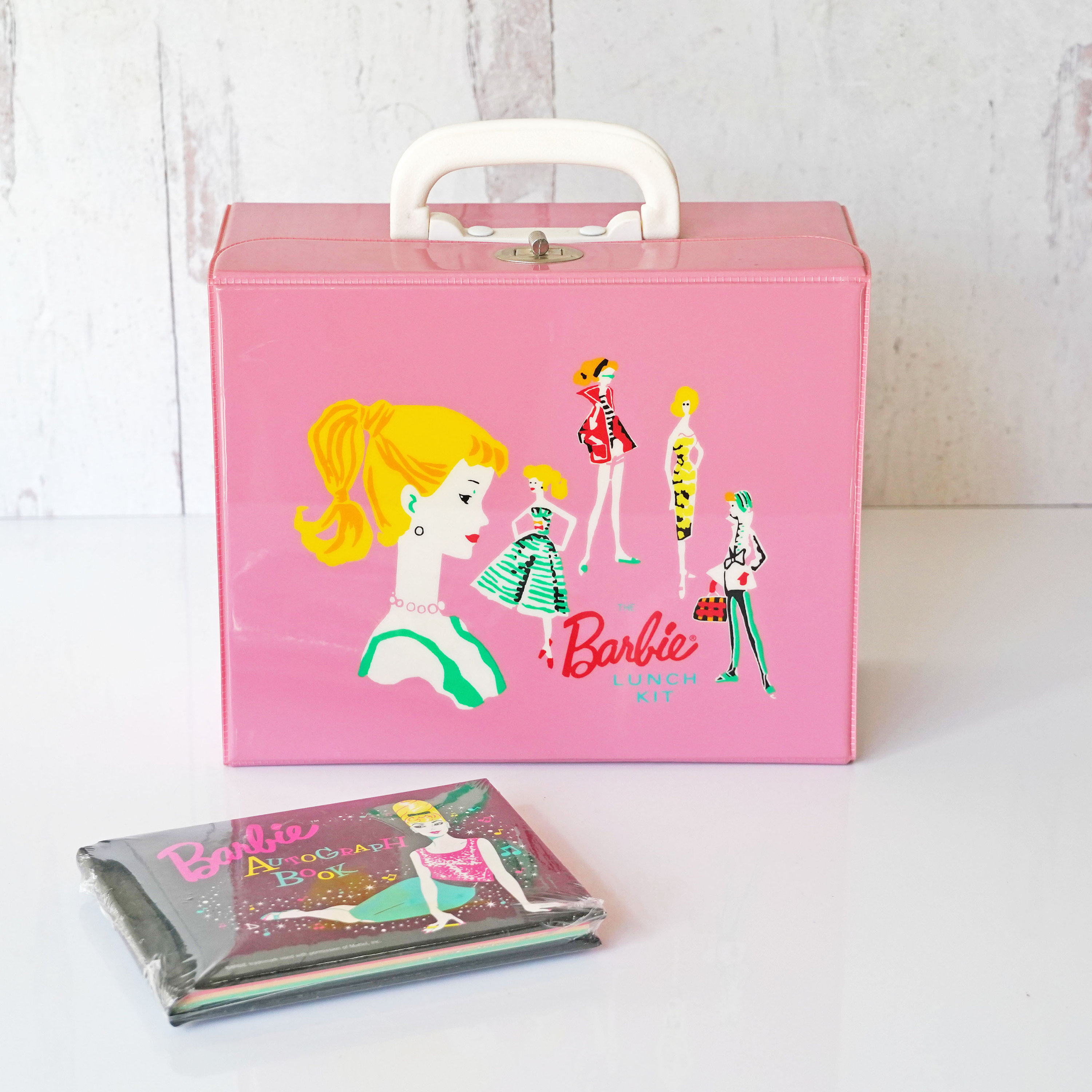 Vintage 1994 FAO Schwarz Limited Edition Pink Vinyl Barbie Lunch