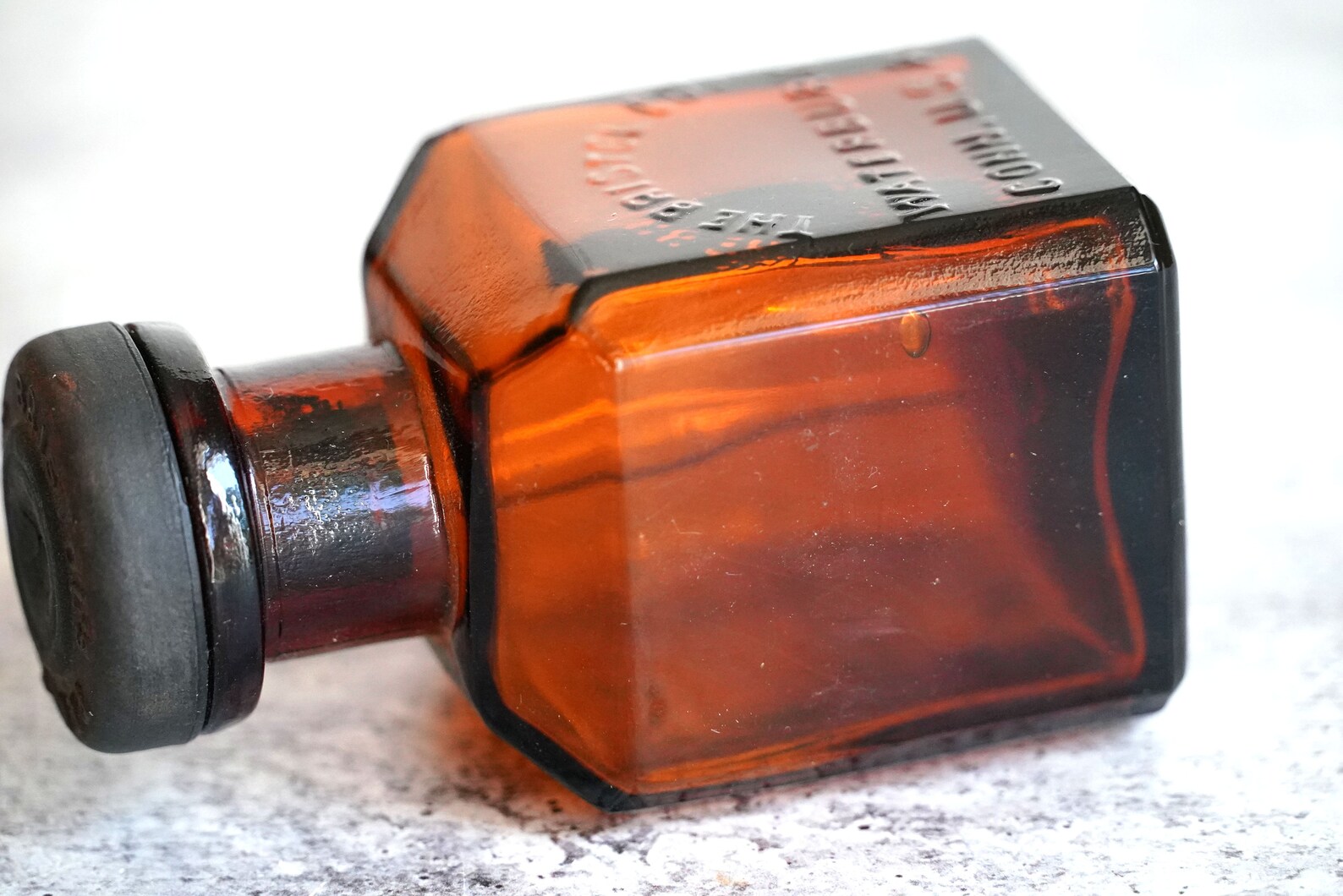 Recorder Ink Antique Amber Glass Bristol's Universal Recorder Ink - Etsy