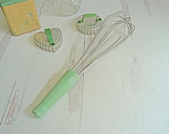 Vintage Wood Handled Small Cocktail or Cheese Forks Set of 6