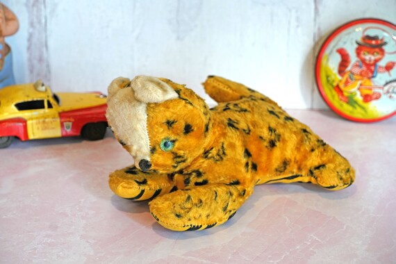 green stuffed tiger