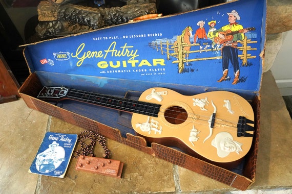 Gene autry toy guitar Clearance