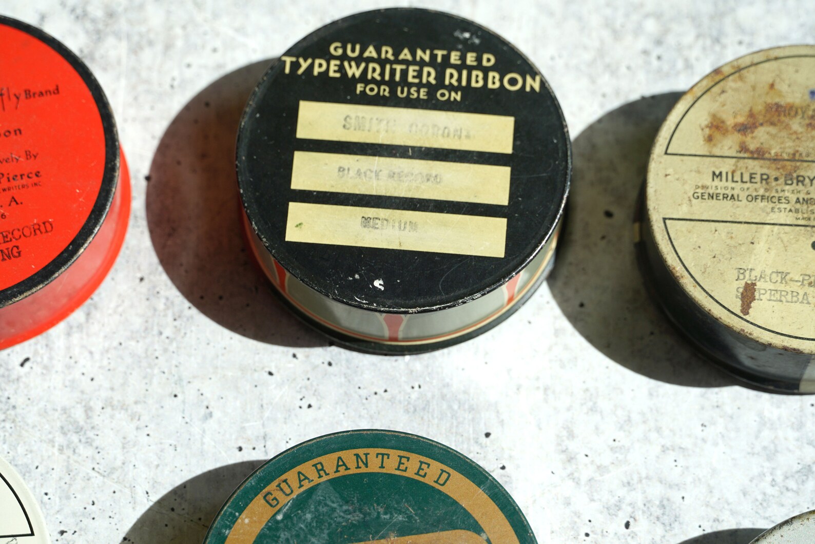 Vintage Typewriter Ribbon Tins Sold Individually Empty M. Etsy