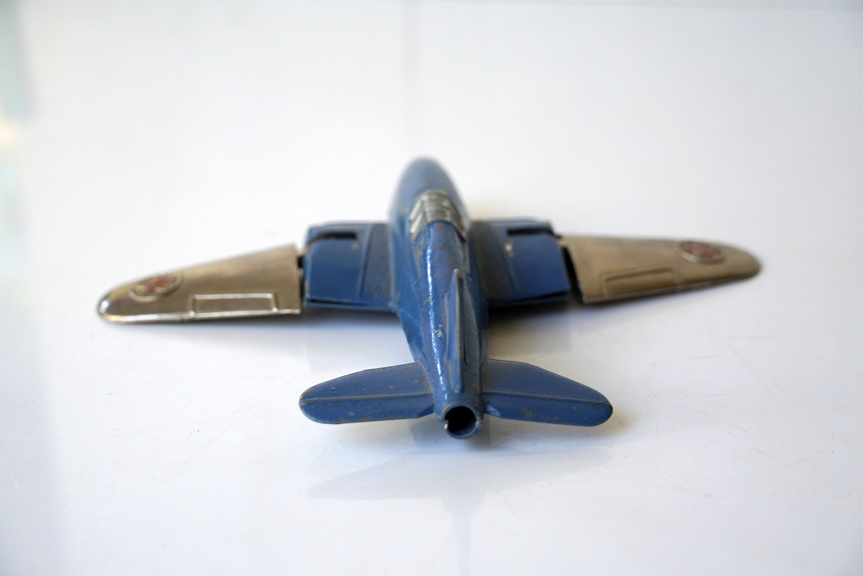 Vintage 1957 Hubley Kiddie Toy Die-cast Blue & Silver Jet Fighter, 430, Folding Wing, Red Stars, 6 1/2, Collectible Hubley Planes - Etsy Vintage 1957 Hubley Kiddie Toy Die-cast Blue & Silver Jet Fighter, 430, Folding Wing, Red Stars, 6 1/2, Collectible Hubley Planes - Etsy
