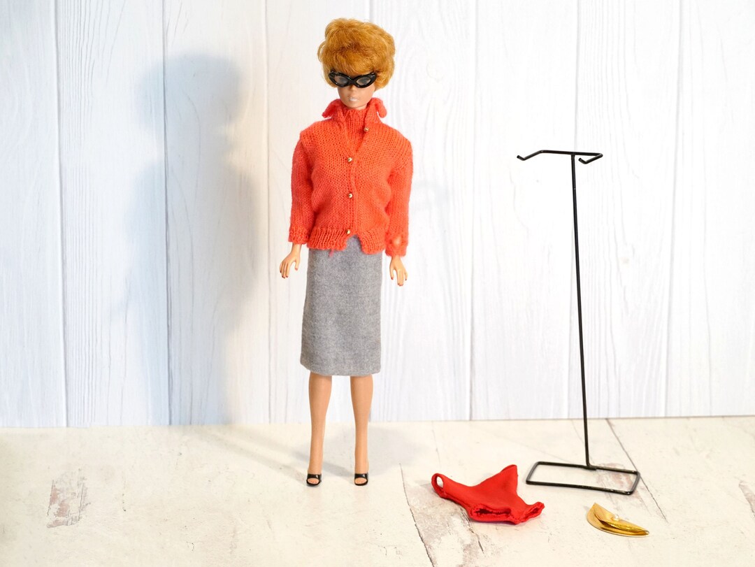 POUPEE BARBIE 1962 BLONDE BUBBLE CUT AVEC BOITE
