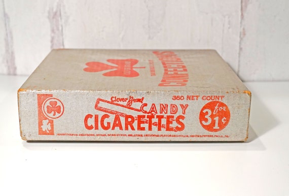Vintage Clover Brand Candy Cigarettes Dealer Display Empty Etsy Uk