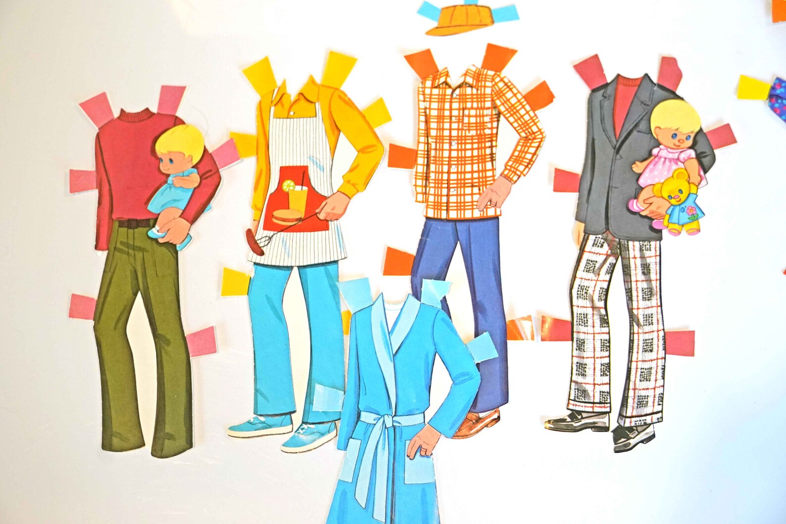 Vintage 1974 Whitman Sunshine Family Paper Dolls Steve Etsy