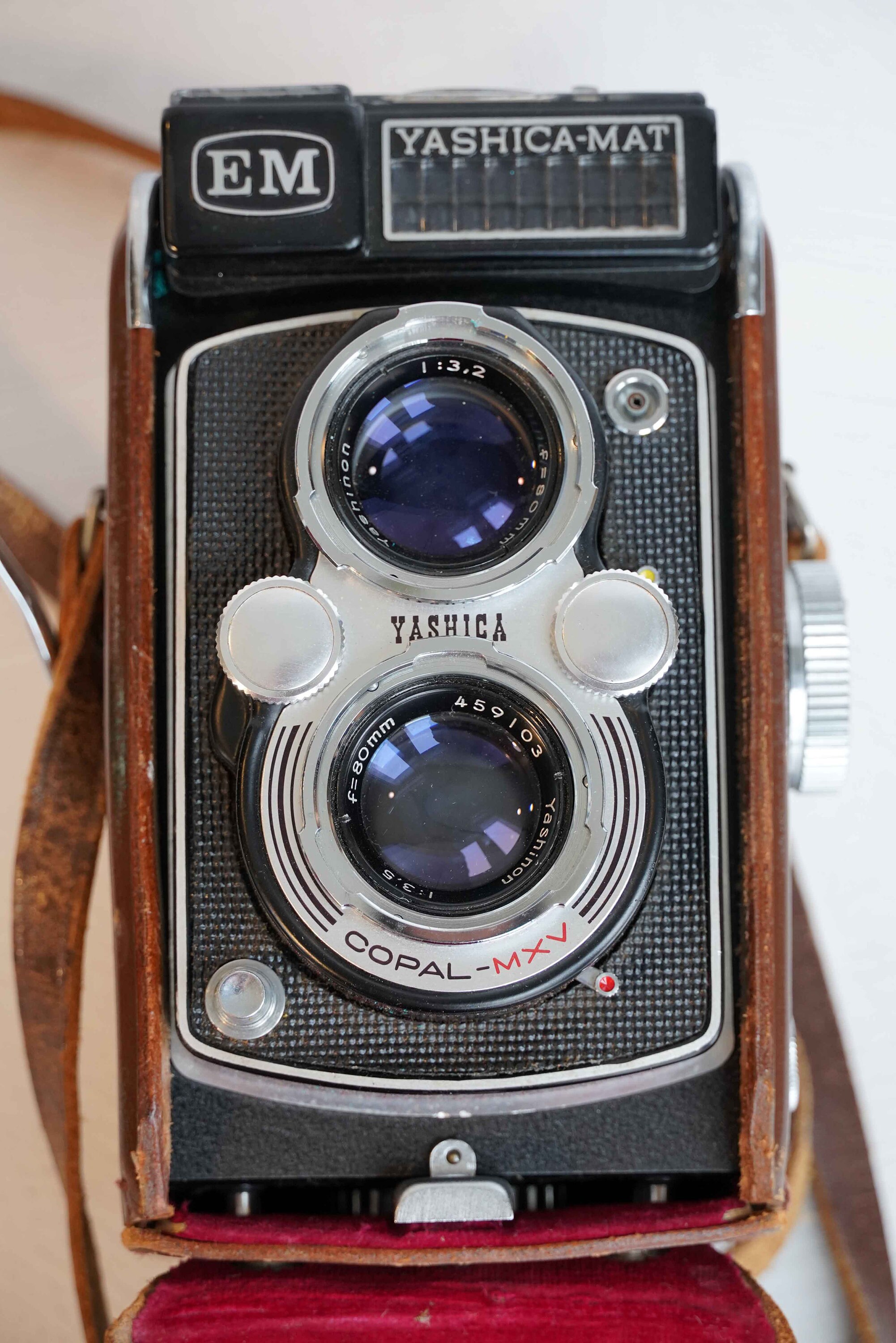 Vintage 1964 1967 YashicaMat EM Dual Lens Reflex Camera Etsy