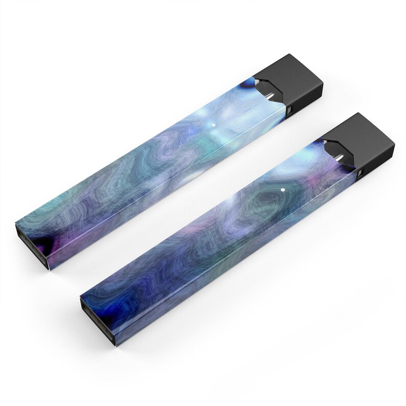 Premium Skin Wrap Decal for the PAX JUUL Protective Sticker Accessory Device Not Included Vivid Blue Sagging Painted Surface