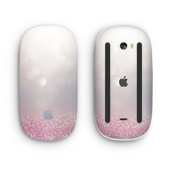 Wireless, Rechargable with Multi-Touch Surface Unfocused Pink Sparkling Orbs Design Skinz Premium Vinyl Decal for The Apple Magic Mouse 2