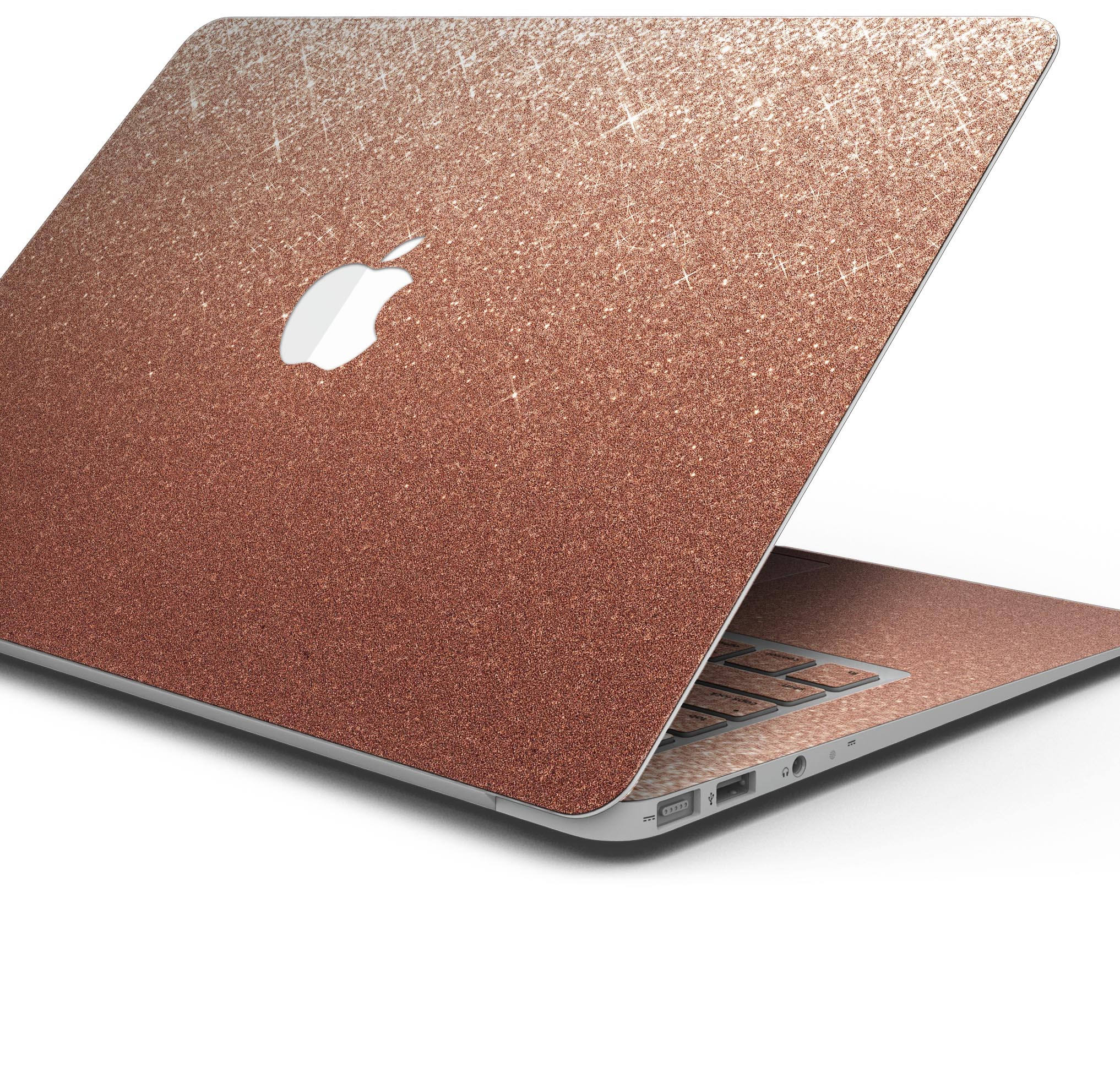 Rose Gold Digital Falling Glitter Apple MacBook Pro Pro | Etsy