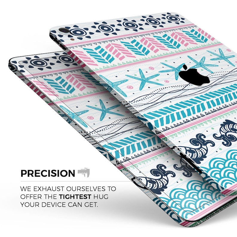 10.5 9.7 Jumping Fish Repeating Pattern Air or Mini 11 Full Body Skin Decal for Apple iPad Pro 12.9 All Models Available