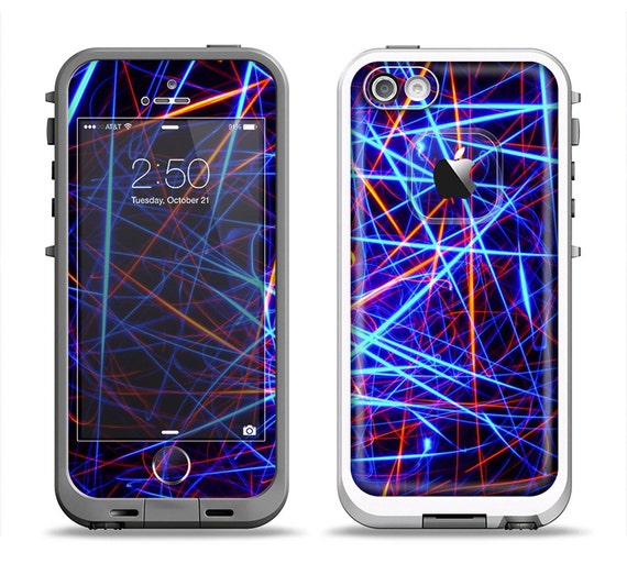 The Neon Glowing Strobe Lights Apple iPhone LifeProof Case Etsy