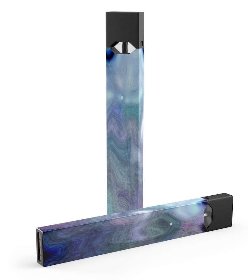 Premium Skin Wrap Decal for the PAX JUUL Protective Sticker Accessory Device Not Included Vivid Blue Sagging Painted Surface