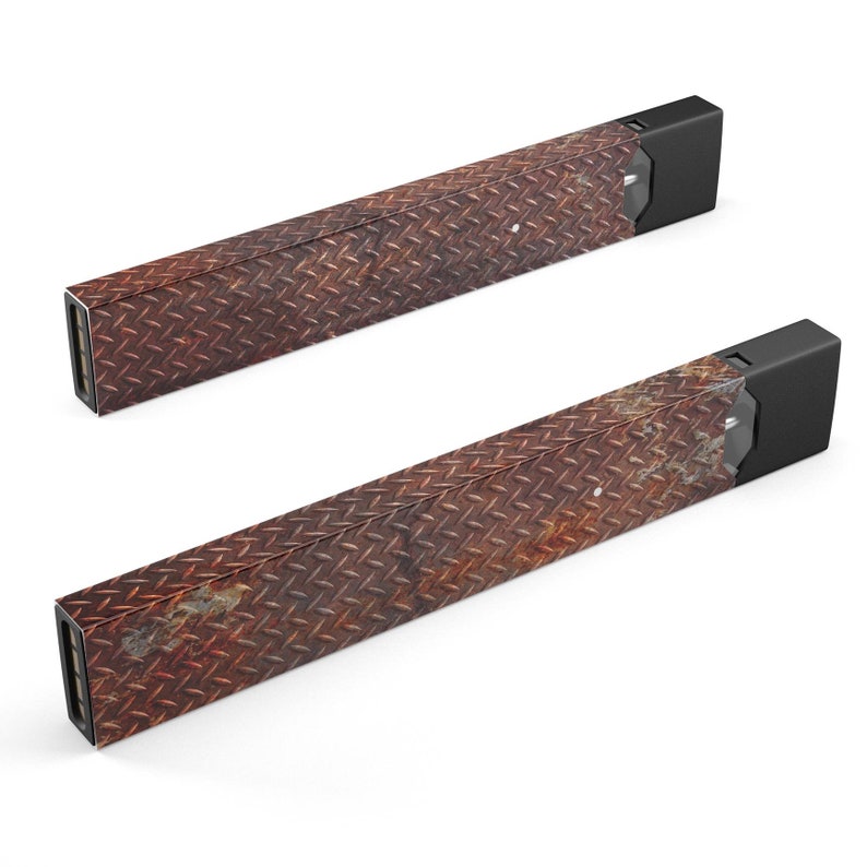 Rusty Diamond Plate Texture Device Not Included Protective Sticker Accessory Premium Skin Wrap Decal for the PAX JUUL
